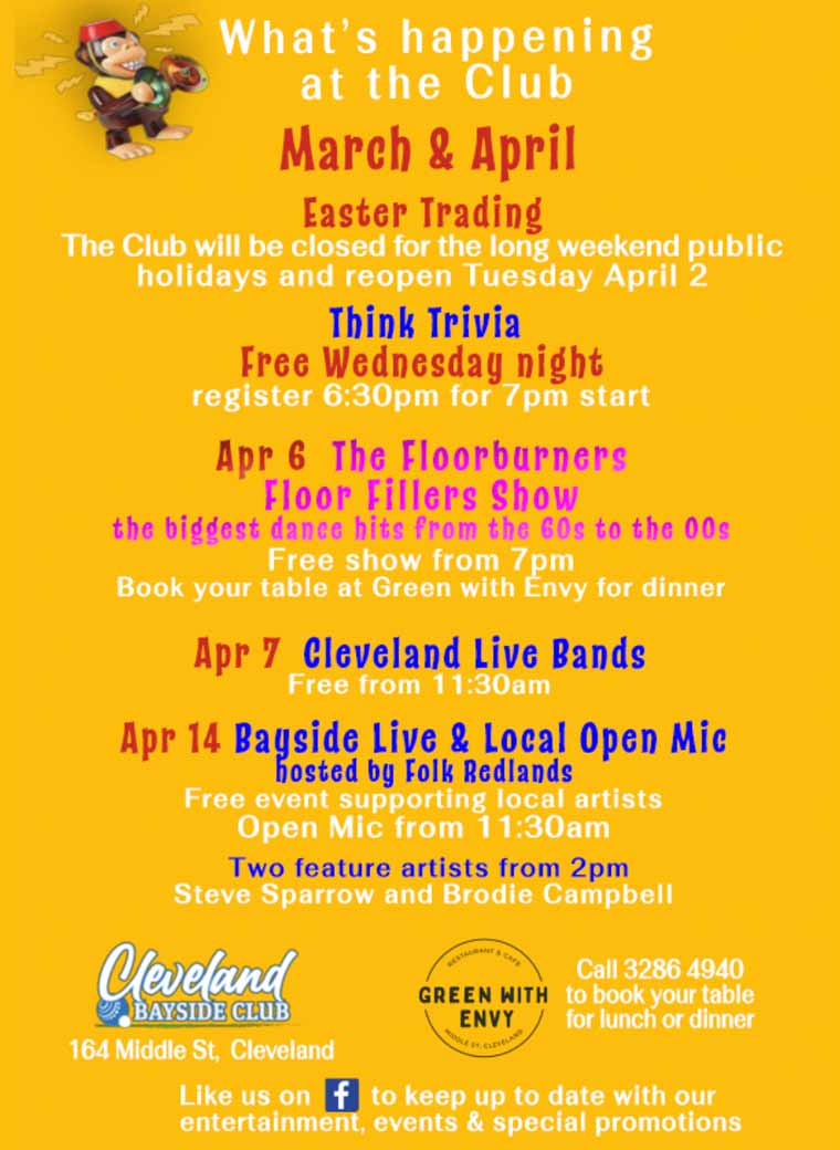 Whats on in Mar & Apr 2024 Flyer